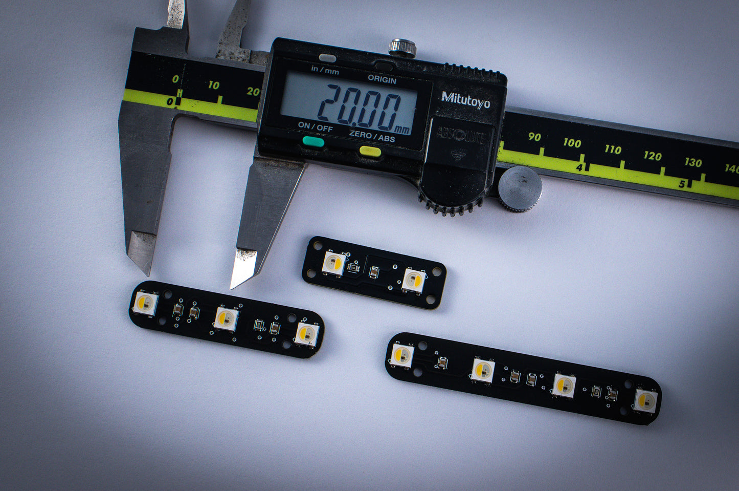 20mm LED PCB Strip – 2, 3 & 4 Pixel Options