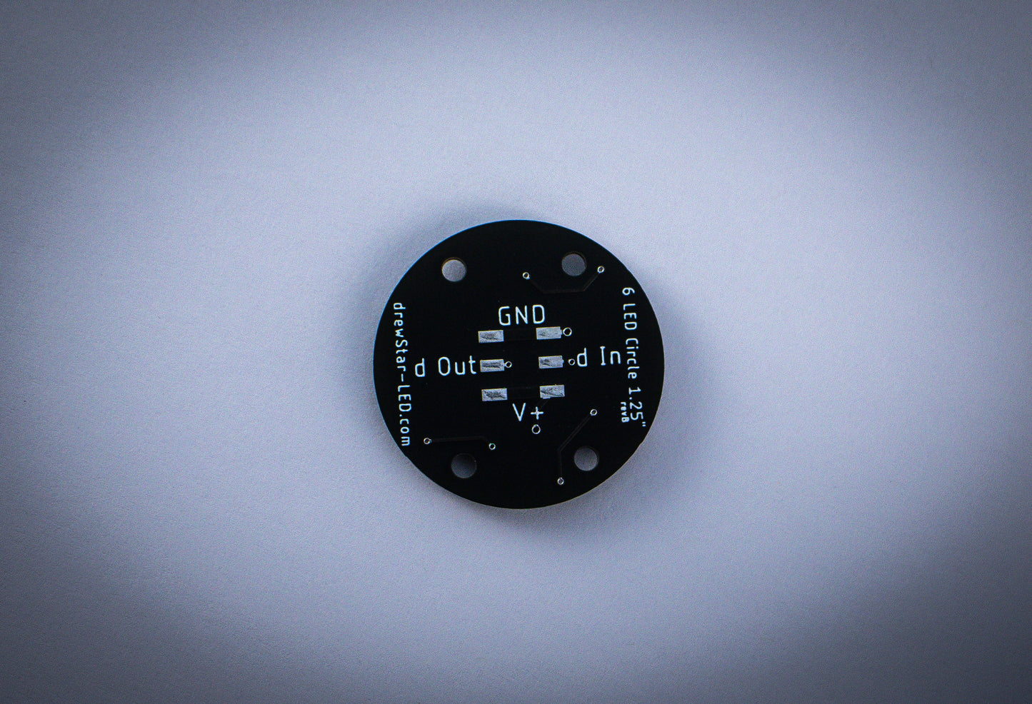 Circular LED PCB – 6-LED Edition