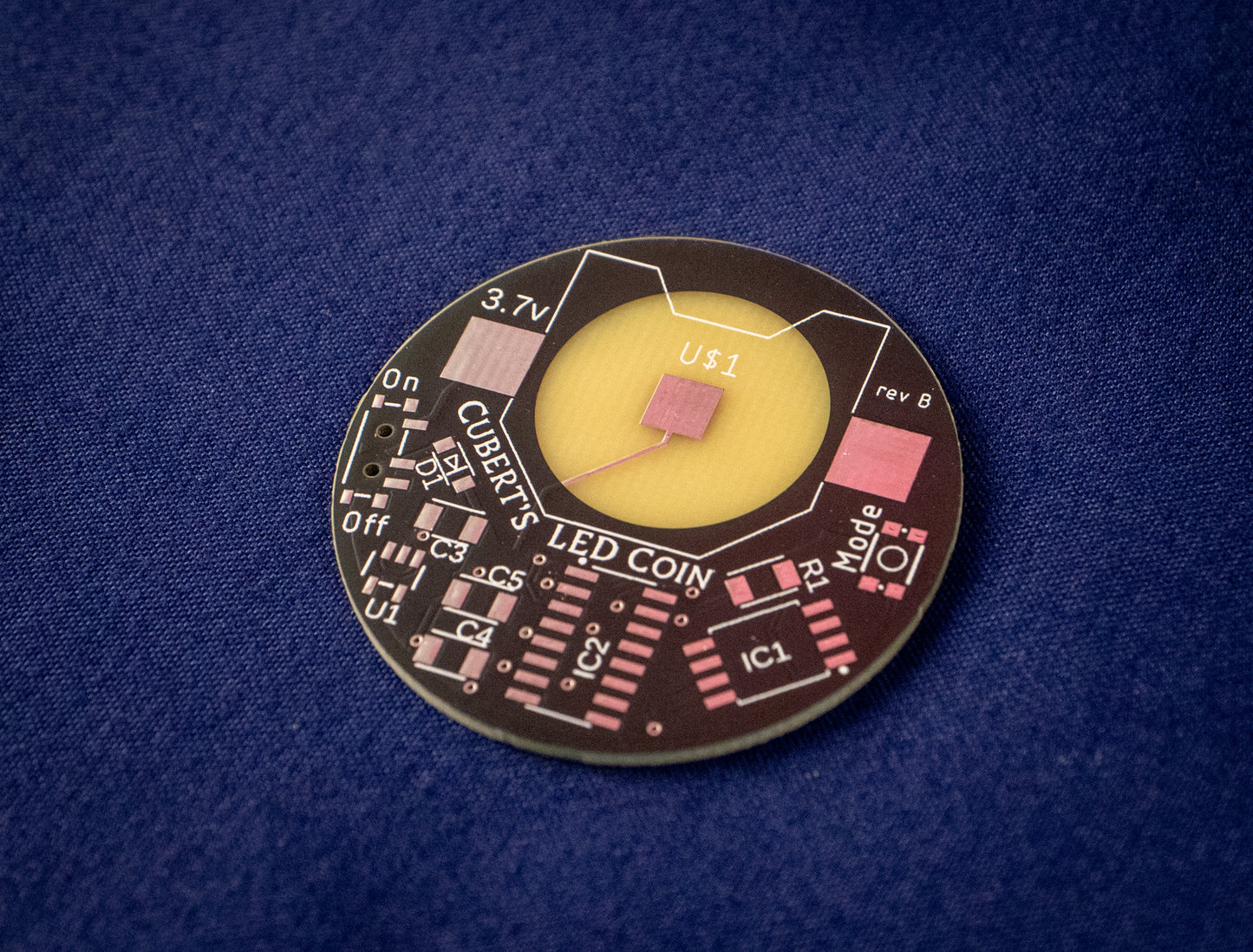 Cubert's LED Coin - kit