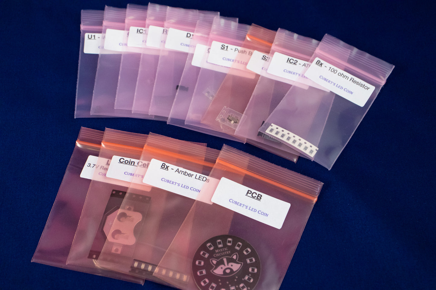Cubert's LED Coin - kit